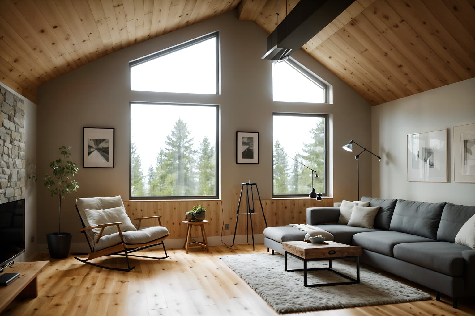 modern-style (attic interior) . with open and natural lighting and natural materials and elements and practicality and functionality and neutral walls and textures and simple, clean lines and simplistic furniture and open and natural lighting. . cinematic photo, highly detailed, cinematic lighting, ultra-detailed, ultrarealistic, photorealism, 8k. modern interior design style. masterpiece, cinematic light, ultrarealistic+, photorealistic+, 8k, raw photo, realistic, sharp focus on eyes, (symmetrical eyes), (intact eyes), hyperrealistic, highest quality, best quality, , highly detailed, masterpiece, best quality, extremely detailed 8k wallpaper, masterpiece, best quality, ultra-detailed, best shadow, detailed background, detailed face, detailed eyes, high contrast, best illumination, detailed face, dulux, caustic, dynamic angle, detailed glow. dramatic lighting. highly detailed, insanely detailed hair, symmetrical, intricate details, professionally retouched, 8k high definition. strong bokeh. award winning photo.