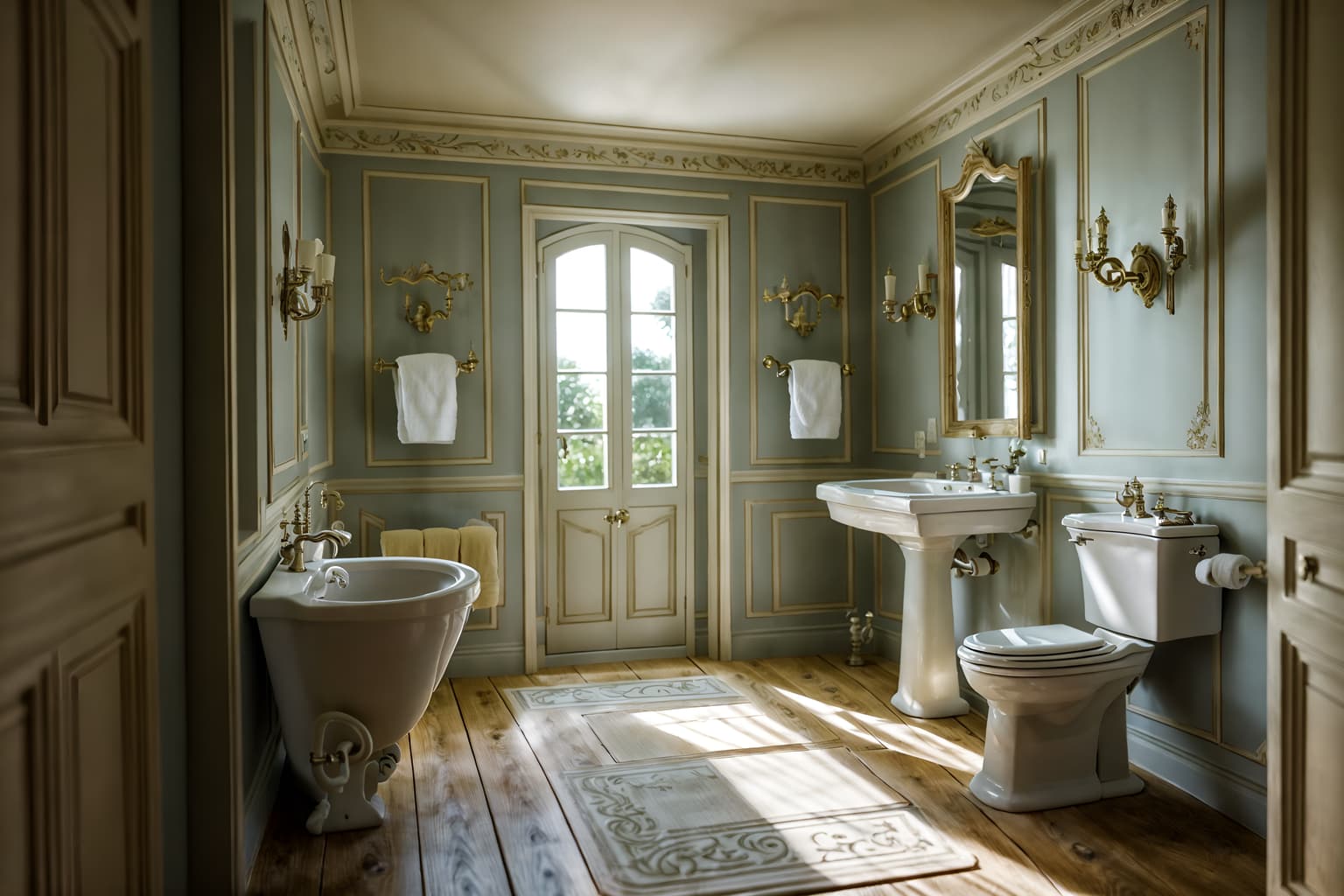 french country-style (toilet interior) with sink with tap and toilet paper hanger and toilet with toilet seat up and sink with tap. . with . . cinematic photo, highly detailed, cinematic lighting, ultra-detailed, ultrarealistic, photorealism, 8k. french country interior design style. masterpiece, cinematic light, ultrarealistic+, photorealistic+, 8k, raw photo, realistic, sharp focus on eyes, (symmetrical eyes), (intact eyes), hyperrealistic, highest quality, best quality, , highly detailed, masterpiece, best quality, extremely detailed 8k wallpaper, masterpiece, best quality, ultra-detailed, best shadow, detailed background, detailed face, detailed eyes, high contrast, best illumination, detailed face, dulux, caustic, dynamic angle, detailed glow. dramatic lighting. highly detailed, insanely detailed hair, symmetrical, intricate details, professionally retouched, 8k high definition. strong bokeh. award winning photo.