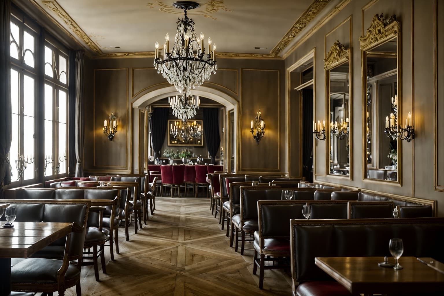 french country-style (restaurant interior) with restaurant chairs and restaurant decor and restaurant dining tables and restaurant bar and restaurant chairs. . with . . cinematic photo, highly detailed, cinematic lighting, ultra-detailed, ultrarealistic, photorealism, 8k. french country interior design style. masterpiece, cinematic light, ultrarealistic+, photorealistic+, 8k, raw photo, realistic, sharp focus on eyes, (symmetrical eyes), (intact eyes), hyperrealistic, highest quality, best quality, , highly detailed, masterpiece, best quality, extremely detailed 8k wallpaper, masterpiece, best quality, ultra-detailed, best shadow, detailed background, detailed face, detailed eyes, high contrast, best illumination, detailed face, dulux, caustic, dynamic angle, detailed glow. dramatic lighting. highly detailed, insanely detailed hair, symmetrical, intricate details, professionally retouched, 8k high definition. strong bokeh. award winning photo.