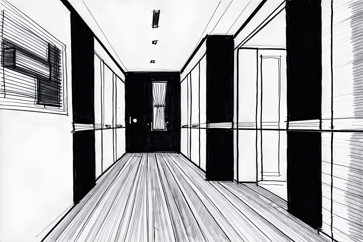 (hand-drawn monochrome black and white sketch line drawing)++ of sketch-style (walk in closet) apartment interior. a sketch of interior. with . . a sketch of interior. trending on artstation. black and white line drawing sketch without colors. masterpiece, cinematic light, ultrarealistic+, photorealistic+, 8k, raw photo, realistic, sharp focus on eyes, (symmetrical eyes), (intact eyes), hyperrealistic, highest quality, best quality, , highly detailed, masterpiece, best quality, extremely detailed 8k wallpaper, masterpiece, best quality, ultra-detailed, best shadow, detailed background, detailed face, detailed eyes, high contrast, best illumination, detailed face, dulux, caustic, dynamic angle, detailed glow. dramatic lighting. highly detailed, insanely detailed hair, symmetrical, intricate details, professionally retouched, 8k high definition. strong bokeh. award winning photo.