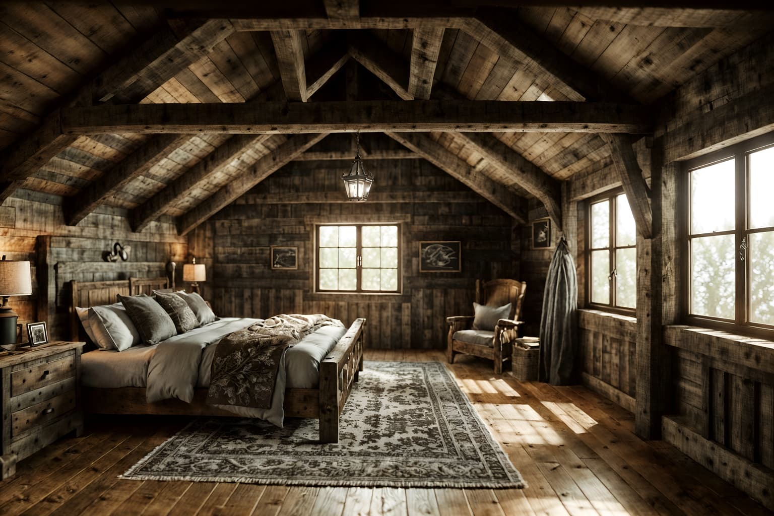 rustic-style (attic interior) . with . . cinematic photo, highly detailed, cinematic lighting, ultra-detailed, ultrarealistic, photorealism, 8k. rustic interior design style. masterpiece, cinematic light, ultrarealistic+, photorealistic+, 8k, raw photo, realistic, sharp focus on eyes, (symmetrical eyes), (intact eyes), hyperrealistic, highest quality, best quality, , highly detailed, masterpiece, best quality, extremely detailed 8k wallpaper, masterpiece, best quality, ultra-detailed, best shadow, detailed background, detailed face, detailed eyes, high contrast, best illumination, detailed face, dulux, caustic, dynamic angle, detailed glow. dramatic lighting. highly detailed, insanely detailed hair, symmetrical, intricate details, professionally retouched, 8k high definition. strong bokeh. award winning photo.