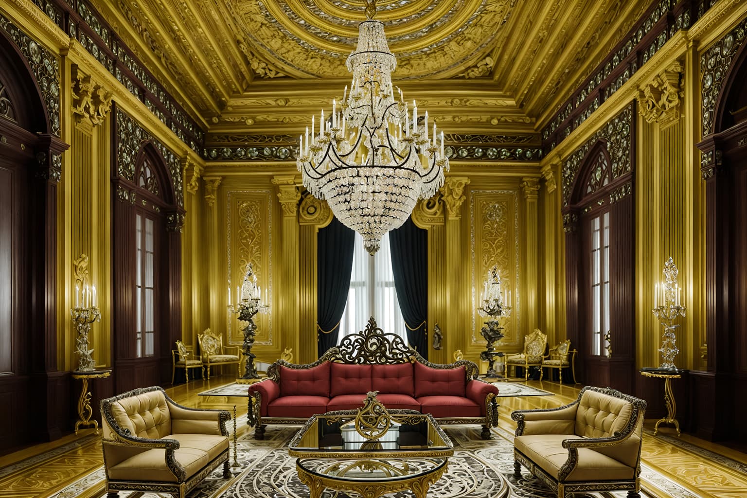 baroque-style (coworking space interior) with lounge chairs and office desks and office chairs and seating area with sofa and lounge chairs. . with dynamism and movement and crystal and glass accents and grandeur and tension and pedestal feet and elaborate ornamentation and intricate carvings and ornaments. . cinematic photo, highly detailed, cinematic lighting, ultra-detailed, ultrarealistic, photorealism, 8k. baroque interior design style. masterpiece, cinematic light, ultrarealistic+, photorealistic+, 8k, raw photo, realistic, sharp focus on eyes, (symmetrical eyes), (intact eyes), hyperrealistic, highest quality, best quality, , highly detailed, masterpiece, best quality, extremely detailed 8k wallpaper, masterpiece, best quality, ultra-detailed, best shadow, detailed background, detailed face, detailed eyes, high contrast, best illumination, detailed face, dulux, caustic, dynamic angle, detailed glow. dramatic lighting. highly detailed, insanely detailed hair, symmetrical, intricate details, professionally retouched, 8k high definition. strong bokeh. award winning photo.