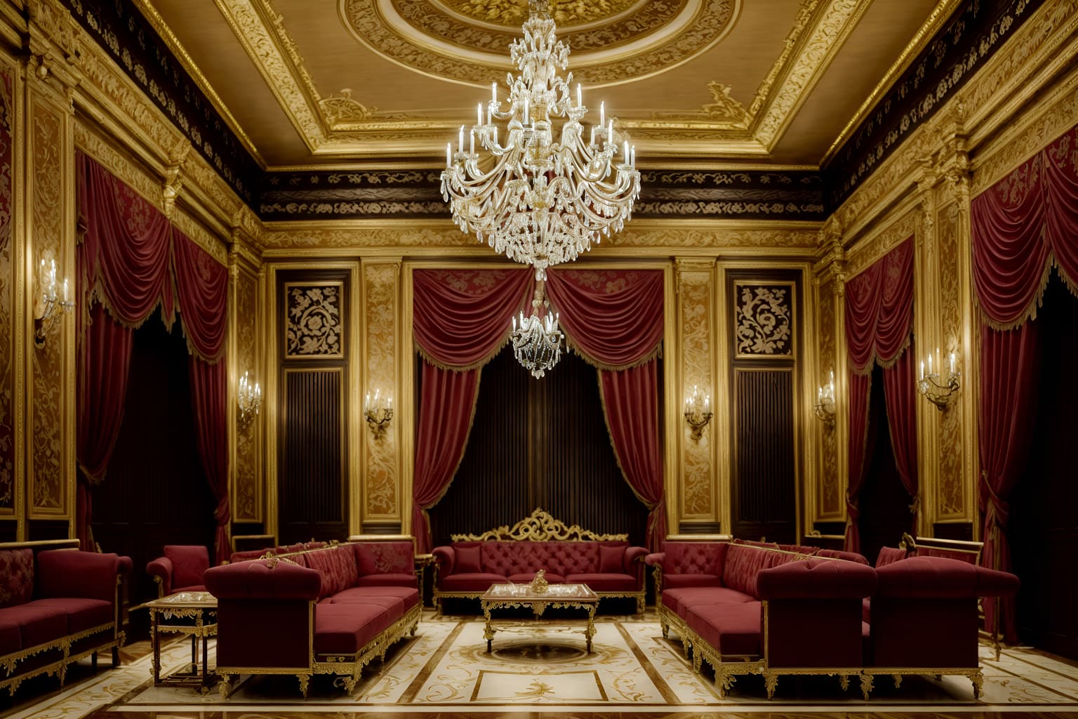 baroque-style (coffee shop interior) . with luxurious floral and damask fabrics and tension and drama and heavy moldings and opulent and colossal furniture and crystal and glass accents and sensuous richness and emotional exuberance. . cinematic photo, highly detailed, cinematic lighting, ultra-detailed, ultrarealistic, photorealism, 8k. baroque interior design style. masterpiece, cinematic light, ultrarealistic+, photorealistic+, 8k, raw photo, realistic, sharp focus on eyes, (symmetrical eyes), (intact eyes), hyperrealistic, highest quality, best quality, , highly detailed, masterpiece, best quality, extremely detailed 8k wallpaper, masterpiece, best quality, ultra-detailed, best shadow, detailed background, detailed face, detailed eyes, high contrast, best illumination, detailed face, dulux, caustic, dynamic angle, detailed glow. dramatic lighting. highly detailed, insanely detailed hair, symmetrical, intricate details, professionally retouched, 8k high definition. strong bokeh. award winning photo.