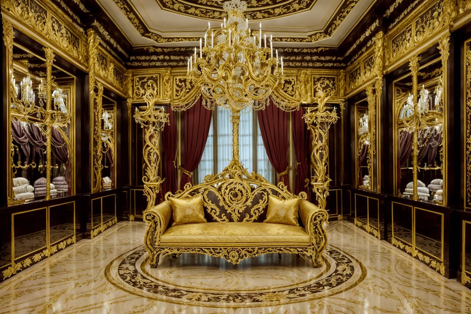 baroque-style (clothing store interior) . with movement and pedestal feet and grandeur and tension and twisted columns and luxurious floral and damask fabrics and dynamism and intricate carvings and ornaments. . cinematic photo, highly detailed, cinematic lighting, ultra-detailed, ultrarealistic, photorealism, 8k. baroque interior design style. masterpiece, cinematic light, ultrarealistic+, photorealistic+, 8k, raw photo, realistic, sharp focus on eyes, (symmetrical eyes), (intact eyes), hyperrealistic, highest quality, best quality, , highly detailed, masterpiece, best quality, extremely detailed 8k wallpaper, masterpiece, best quality, ultra-detailed, best shadow, detailed background, detailed face, detailed eyes, high contrast, best illumination, detailed face, dulux, caustic, dynamic angle, detailed glow. dramatic lighting. highly detailed, insanely detailed hair, symmetrical, intricate details, professionally retouched, 8k high definition. strong bokeh. award winning photo.