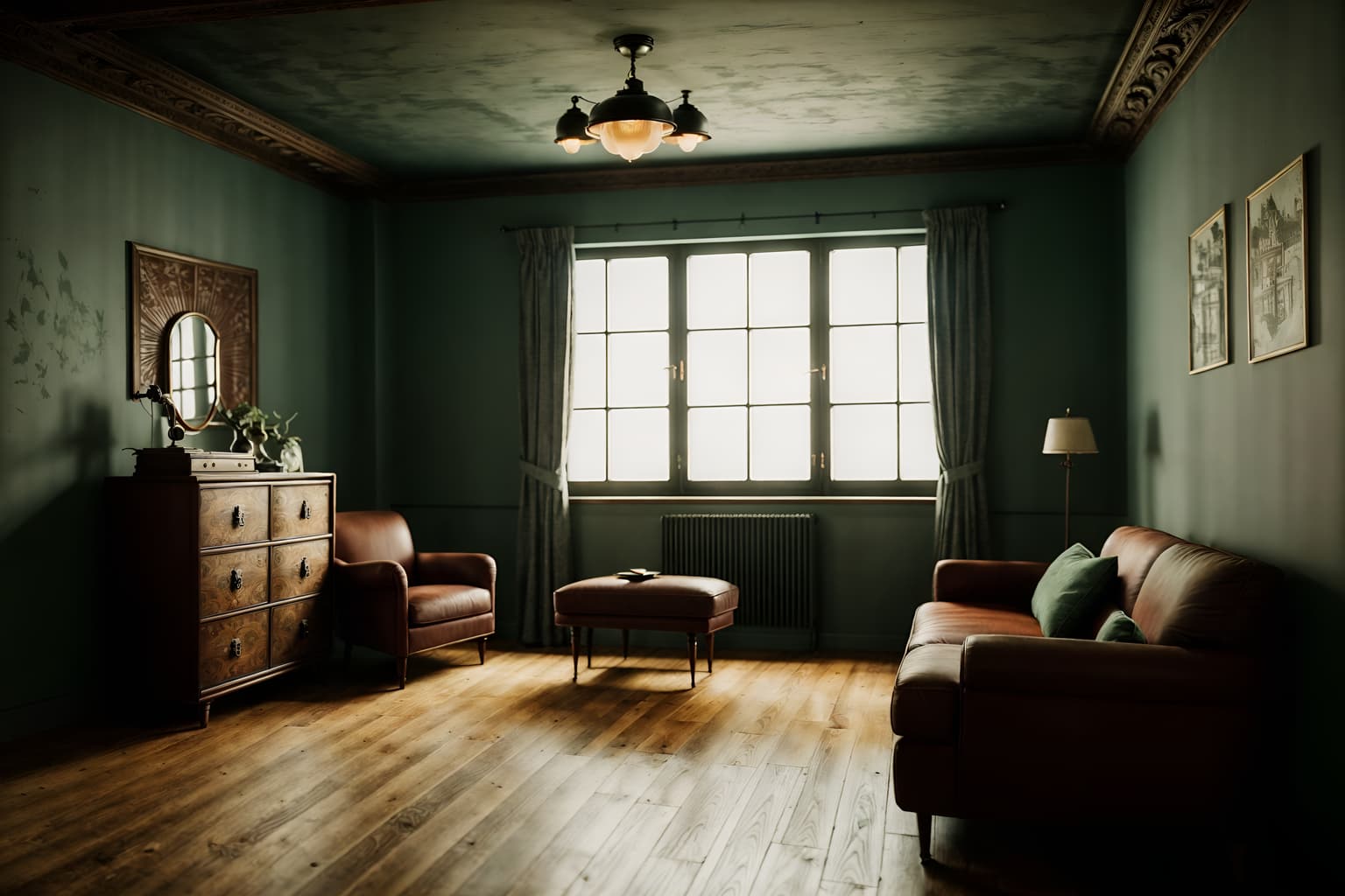 retro-style (attic interior) . . cinematic photo, highly detailed, cinematic lighting, ultra-detailed, ultrarealistic, photorealism, 8k. retro interior design style. masterpiece, cinematic light, ultrarealistic+, photorealistic+, 8k, raw photo, realistic, sharp focus on eyes, (symmetrical eyes), (intact eyes), hyperrealistic, highest quality, best quality, , highly detailed, masterpiece, best quality, extremely detailed 8k wallpaper, masterpiece, best quality, ultra-detailed, best shadow, detailed background, detailed face, detailed eyes, high contrast, best illumination, detailed face, dulux, caustic, dynamic angle, detailed glow. dramatic lighting. highly detailed, insanely detailed hair, symmetrical, intricate details, professionally retouched, 8k high definition. strong bokeh. award winning photo.