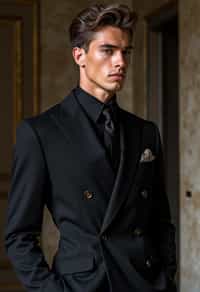 face of man fashion man in fashion show clothes, official balmain editorial