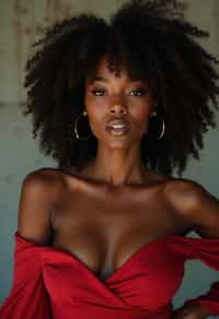 woman in glamour photography