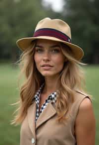 a woman in preppy style, old money aesthetic, posh style, elite school stlye, luxurious style, gossip girl neo-prep style, ralph lauren style, country club style, ivy league style 
