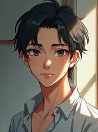 man as concept art of a line art anime anime illustration | | anime anime anime anime anime anime, cute - fine - face, pretty face, realistic shaded perfect face, fine details in the style of line art anime Studios. by stanley artgerm lau, wlop, rossdraws, james jean, andrei riabovitchev, marc simonetti, and sakimichan, trending on artstation