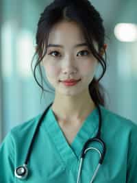 woman as a Doctor in Hospital