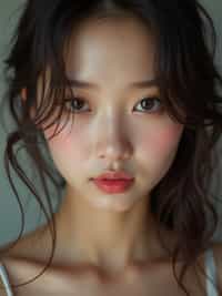 woman wearing  bikini or lingerie in  FHM maxim centerfold photoshoot. intact eyes, symmetrical eyes, realistic skin texture. hyper realistic eyes. photorealistic