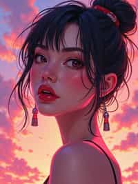 woman, gta vice city cover art, borderlands style, celshading, trending on artstation, by rhads, andreas rocha, rossdraws, makoto shinkai, laurie greasley, lois van baarle, ilya kuvshinov and greg rutkowski