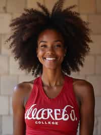 woman as Cheerleader at college