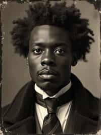 man as a tintype photograph by george hurrell and james van der zee