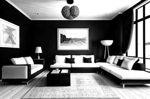 (hand-drawn monochrome black and white sketch line drawing)++ of sketch-style interior designed () apartment interior. a sketch of interior. with . a sketch of interior. trending on artstation. black and white line drawing sketch without colors. masterpiece, cinematic light, ultrarealistic+, photorealistic+, 8k, raw photo, realistic, sharp focus on eyes, (symmetrical eyes), (intact eyes), hyperrealistic, highest quality, best quality, , highly detailed, masterpiece, best quality, extremely detailed 8k wallpaper, masterpiece, best quality, ultra-detailed, best shadow, detailed background, detailed face, detailed eyes, high contrast, best illumination, detailed face, dulux, caustic, dynamic angle, detailed glow. dramatic lighting. highly detailed, insanely detailed hair, symmetrical, intricate details, professionally retouched, 8k high definition. strong bokeh. award winning photo.