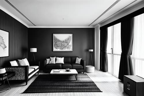(hand-drawn monochrome black and white sketch line drawing)++ of sketch-style interior designed () apartment interior. a sketch of interior. with . a sketch of interior. trending on artstation. black and white line drawing sketch without colors. masterpiece, cinematic light, ultrarealistic+, photorealistic+, 8k, raw photo, realistic, sharp focus on eyes, (symmetrical eyes), (intact eyes), hyperrealistic, highest quality, best quality, , highly detailed, masterpiece, best quality, extremely detailed 8k wallpaper, masterpiece, best quality, ultra-detailed, best shadow, detailed background, detailed face, detailed eyes, high contrast, best illumination, detailed face, dulux, caustic, dynamic angle, detailed glow. dramatic lighting. highly detailed, insanely detailed hair, symmetrical, intricate details, professionally retouched, 8k high definition. strong bokeh. award winning photo.