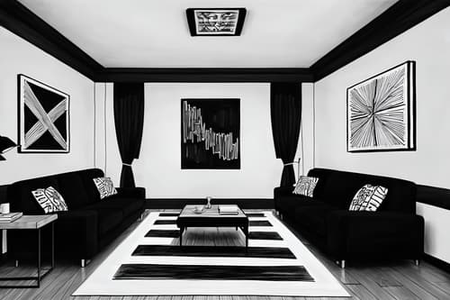 (hand-drawn monochrome black and white sketch line drawing)++ of sketch-style interior designed () apartment interior. a sketch of interior. with . a sketch of interior. trending on artstation. black and white line drawing sketch without colors. masterpiece, cinematic light, ultrarealistic+, photorealistic+, 8k, raw photo, realistic, sharp focus on eyes, (symmetrical eyes), (intact eyes), hyperrealistic, highest quality, best quality, , highly detailed, masterpiece, best quality, extremely detailed 8k wallpaper, masterpiece, best quality, ultra-detailed, best shadow, detailed background, detailed face, detailed eyes, high contrast, best illumination, detailed face, dulux, caustic, dynamic angle, detailed glow. dramatic lighting. highly detailed, insanely detailed hair, symmetrical, intricate details, professionally retouched, 8k high definition. strong bokeh. award winning photo.
