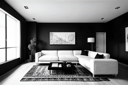 (hand-drawn monochrome black and white sketch line drawing)++ of sketch-style interior designed () apartment interior. a sketch of interior. with . a sketch of interior. trending on artstation. black and white line drawing sketch without colors. masterpiece, cinematic light, ultrarealistic+, photorealistic+, 8k, raw photo, realistic, sharp focus on eyes, (symmetrical eyes), (intact eyes), hyperrealistic, highest quality, best quality, , highly detailed, masterpiece, best quality, extremely detailed 8k wallpaper, masterpiece, best quality, ultra-detailed, best shadow, detailed background, detailed face, detailed eyes, high contrast, best illumination, detailed face, dulux, caustic, dynamic angle, detailed glow. dramatic lighting. highly detailed, insanely detailed hair, symmetrical, intricate details, professionally retouched, 8k high definition. strong bokeh. award winning photo.