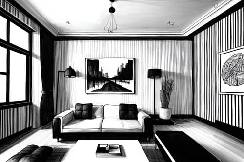 (hand-drawn monochrome black and white sketch line drawing)++ of sketch-style interior designed () apartment interior. a sketch of interior. with . a sketch of interior. trending on artstation. black and white line drawing sketch without colors. masterpiece, cinematic light, ultrarealistic+, photorealistic+, 8k, raw photo, realistic, sharp focus on eyes, (symmetrical eyes), (intact eyes), hyperrealistic, highest quality, best quality, , highly detailed, masterpiece, best quality, extremely detailed 8k wallpaper, masterpiece, best quality, ultra-detailed, best shadow, detailed background, detailed face, detailed eyes, high contrast, best illumination, detailed face, dulux, caustic, dynamic angle, detailed glow. dramatic lighting. highly detailed, insanely detailed hair, symmetrical, intricate details, professionally retouched, 8k high definition. strong bokeh. award winning photo.