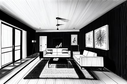 (hand-drawn monochrome black and white sketch line drawing)++ of sketch-style interior designed () apartment interior. a sketch of interior. with . a sketch of interior. trending on artstation. black and white line drawing sketch without colors. masterpiece, cinematic light, ultrarealistic+, photorealistic+, 8k, raw photo, realistic, sharp focus on eyes, (symmetrical eyes), (intact eyes), hyperrealistic, highest quality, best quality, , highly detailed, masterpiece, best quality, extremely detailed 8k wallpaper, masterpiece, best quality, ultra-detailed, best shadow, detailed background, detailed face, detailed eyes, high contrast, best illumination, detailed face, dulux, caustic, dynamic angle, detailed glow. dramatic lighting. highly detailed, insanely detailed hair, symmetrical, intricate details, professionally retouched, 8k high definition. strong bokeh. award winning photo.