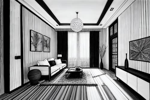 (hand-drawn monochrome black and white sketch line drawing)++ of sketch-style interior designed () apartment interior. a sketch of interior. with . a sketch of interior. trending on artstation. black and white line drawing sketch without colors. masterpiece, cinematic light, ultrarealistic+, photorealistic+, 8k, raw photo, realistic, sharp focus on eyes, (symmetrical eyes), (intact eyes), hyperrealistic, highest quality, best quality, , highly detailed, masterpiece, best quality, extremely detailed 8k wallpaper, masterpiece, best quality, ultra-detailed, best shadow, detailed background, detailed face, detailed eyes, high contrast, best illumination, detailed face, dulux, caustic, dynamic angle, detailed glow. dramatic lighting. highly detailed, insanely detailed hair, symmetrical, intricate details, professionally retouched, 8k high definition. strong bokeh. award winning photo.