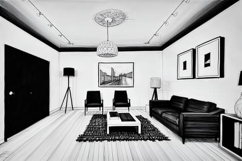 (hand-drawn monochrome black and white sketch line drawing)++ of sketch-style interior designed () apartment interior. a sketch of interior. with . a sketch of interior. trending on artstation. black and white line drawing sketch without colors. masterpiece, cinematic light, ultrarealistic+, photorealistic+, 8k, raw photo, realistic, sharp focus on eyes, (symmetrical eyes), (intact eyes), hyperrealistic, highest quality, best quality, , highly detailed, masterpiece, best quality, extremely detailed 8k wallpaper, masterpiece, best quality, ultra-detailed, best shadow, detailed background, detailed face, detailed eyes, high contrast, best illumination, detailed face, dulux, caustic, dynamic angle, detailed glow. dramatic lighting. highly detailed, insanely detailed hair, symmetrical, intricate details, professionally retouched, 8k high definition. strong bokeh. award winning photo.