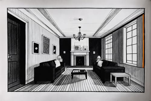 (hand-drawn monochrome black and white sketch line drawing)++ of sketch-style interior designed (attic) apartment interior. a sketch of interior. with . a sketch of interior. trending on artstation. black and white line drawing sketch without colors. masterpiece, cinematic light, ultrarealistic+, photorealistic+, 8k, raw photo, realistic, sharp focus on eyes, (symmetrical eyes), (intact eyes), hyperrealistic, highest quality, best quality, , highly detailed, masterpiece, best quality, extremely detailed 8k wallpaper, masterpiece, best quality, ultra-detailed, best shadow, detailed background, detailed face, detailed eyes, high contrast, best illumination, detailed face, dulux, caustic, dynamic angle, detailed glow. dramatic lighting. highly detailed, insanely detailed hair, symmetrical, intricate details, professionally retouched, 8k high definition. strong bokeh. award winning photo.
