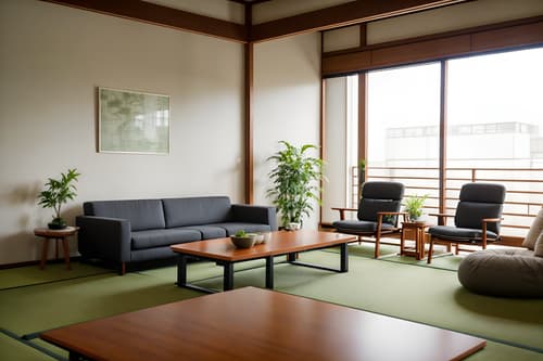 photo from pinterest of zen-style interior designed (coworking space interior) with lounge chairs and office desks and office chairs and seating area with sofa and lounge chairs. . with japanese interior and asian zen interior and calm and neutral colors and asian zen interior and natural light and japanese minimalist interior and clutter free and japanese minimalist interior. . cinematic photo, highly detailed, cinematic lighting, ultra-detailed, ultrarealistic, photorealism, 8k. trending on pinterest. zen interior design style. masterpiece, cinematic light, ultrarealistic+, photorealistic+, 8k, raw photo, realistic, sharp focus on eyes, (symmetrical eyes), (intact eyes), hyperrealistic, highest quality, best quality, , highly detailed, masterpiece, best quality, extremely detailed 8k wallpaper, masterpiece, best quality, ultra-detailed, best shadow, detailed background, detailed face, detailed eyes, high contrast, best illumination, detailed face, dulux, caustic, dynamic angle, detailed glow. dramatic lighting. highly detailed, insanely detailed hair, symmetrical, intricate details, professionally retouched, 8k high definition. strong bokeh. award winning photo.