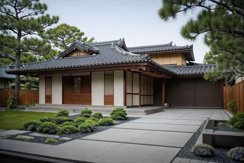 photo from pinterest of zen-style exterior designed (house exterior exterior) . with japanese exterior and japanese minimalist exterior and simplicity and japanese minimalist exterior and mimimalist and natural textures and clean lines and natural light. . cinematic photo, highly detailed, cinematic lighting, ultra-detailed, ultrarealistic, photorealism, 8k. trending on pinterest. zen exterior design style. masterpiece, cinematic light, ultrarealistic+, photorealistic+, 8k, raw photo, realistic, sharp focus on eyes, (symmetrical eyes), (intact eyes), hyperrealistic, highest quality, best quality, , highly detailed, masterpiece, best quality, extremely detailed 8k wallpaper, masterpiece, best quality, ultra-detailed, best shadow, detailed background, detailed face, detailed eyes, high contrast, best illumination, detailed face, dulux, caustic, dynamic angle, detailed glow. dramatic lighting. highly detailed, insanely detailed hair, symmetrical, intricate details, professionally retouched, 8k high definition. strong bokeh. award winning photo.