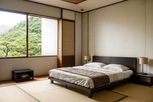 photo from pinterest of zen-style interior designed (bedroom interior) with accent chair and dresser closet and bedside table or night stand and bed and plant and storage bench or ottoman and headboard and mirror. . with asian interior and natural light and japanese minimalist interior and japanese minimalist interior and mimimalist and japanese interior and simplicity and calm and neutral colors. . cinematic photo, highly detailed, cinematic lighting, ultra-detailed, ultrarealistic, photorealism, 8k. trending on pinterest. zen interior design style. masterpiece, cinematic light, ultrarealistic+, photorealistic+, 8k, raw photo, realistic, sharp focus on eyes, (symmetrical eyes), (intact eyes), hyperrealistic, highest quality, best quality, , highly detailed, masterpiece, best quality, extremely detailed 8k wallpaper, masterpiece, best quality, ultra-detailed, best shadow, detailed background, detailed face, detailed eyes, high contrast, best illumination, detailed face, dulux, caustic, dynamic angle, detailed glow. dramatic lighting. highly detailed, insanely detailed hair, symmetrical, intricate details, professionally retouched, 8k high definition. strong bokeh. award winning photo.