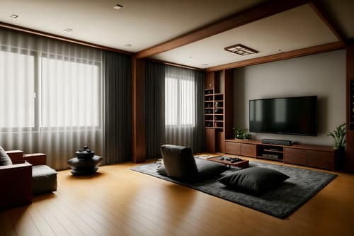photo from pinterest of zen-style interior designed (gaming room interior) . with mimimalist and clutter free and asian interior and asian zen interior and japanese minimalist interior and asian zen interior and clean lines and japanese minimalist interior. . cinematic photo, highly detailed, cinematic lighting, ultra-detailed, ultrarealistic, photorealism, 8k. trending on pinterest. zen interior design style. masterpiece, cinematic light, ultrarealistic+, photorealistic+, 8k, raw photo, realistic, sharp focus on eyes, (symmetrical eyes), (intact eyes), hyperrealistic, highest quality, best quality, , highly detailed, masterpiece, best quality, extremely detailed 8k wallpaper, masterpiece, best quality, ultra-detailed, best shadow, detailed background, detailed face, detailed eyes, high contrast, best illumination, detailed face, dulux, caustic, dynamic angle, detailed glow. dramatic lighting. highly detailed, insanely detailed hair, symmetrical, intricate details, professionally retouched, 8k high definition. strong bokeh. award winning photo.