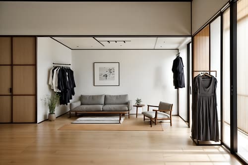 photo from pinterest of zen-style interior designed (clothing store interior) . with clean lines and natural light and asian interior and japanese interior and clutter free and japanese minimalist interior and japanese minimalist interior and calm and neutral colors. . cinematic photo, highly detailed, cinematic lighting, ultra-detailed, ultrarealistic, photorealism, 8k. trending on pinterest. zen interior design style. masterpiece, cinematic light, ultrarealistic+, photorealistic+, 8k, raw photo, realistic, sharp focus on eyes, (symmetrical eyes), (intact eyes), hyperrealistic, highest quality, best quality, , highly detailed, masterpiece, best quality, extremely detailed 8k wallpaper, masterpiece, best quality, ultra-detailed, best shadow, detailed background, detailed face, detailed eyes, high contrast, best illumination, detailed face, dulux, caustic, dynamic angle, detailed glow. dramatic lighting. highly detailed, insanely detailed hair, symmetrical, intricate details, professionally retouched, 8k high definition. strong bokeh. award winning photo.