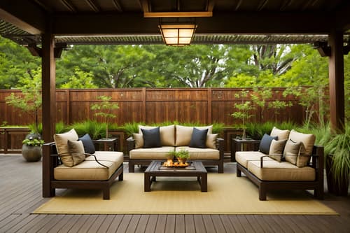 photo from pinterest of zen-style designed (outdoor patio ) with barbeque or grill and patio couch with pillows and deck with deck chairs and grass and plant and barbeque or grill. . with natural textures and simplicity and japanese and asian and asian zen and japanese minimalist and serenity and harmony and calm and neutral colors. . cinematic photo, highly detailed, cinematic lighting, ultra-detailed, ultrarealistic, photorealism, 8k. trending on pinterest. zen design style. masterpiece, cinematic light, ultrarealistic+, photorealistic+, 8k, raw photo, realistic, sharp focus on eyes, (symmetrical eyes), (intact eyes), hyperrealistic, highest quality, best quality, , highly detailed, masterpiece, best quality, extremely detailed 8k wallpaper, masterpiece, best quality, ultra-detailed, best shadow, detailed background, detailed face, detailed eyes, high contrast, best illumination, detailed face, dulux, caustic, dynamic angle, detailed glow. dramatic lighting. highly detailed, insanely detailed hair, symmetrical, intricate details, professionally retouched, 8k high definition. strong bokeh. award winning photo.