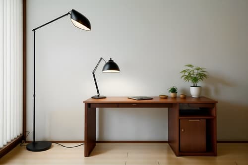 photo from pinterest of zen-style interior designed (home office interior) with desk lamp and cabinets and office chair and computer desk and plant and desk lamp. . with japanese minimalist interior and asian zen interior and simplicity and serenity and harmony and japanese minimalist interior and natural light and japanese minimalist interior and asian zen interior. . cinematic photo, highly detailed, cinematic lighting, ultra-detailed, ultrarealistic, photorealism, 8k. trending on pinterest. zen interior design style. masterpiece, cinematic light, ultrarealistic+, photorealistic+, 8k, raw photo, realistic, sharp focus on eyes, (symmetrical eyes), (intact eyes), hyperrealistic, highest quality, best quality, , highly detailed, masterpiece, best quality, extremely detailed 8k wallpaper, masterpiece, best quality, ultra-detailed, best shadow, detailed background, detailed face, detailed eyes, high contrast, best illumination, detailed face, dulux, caustic, dynamic angle, detailed glow. dramatic lighting. highly detailed, insanely detailed hair, symmetrical, intricate details, professionally retouched, 8k high definition. strong bokeh. award winning photo.