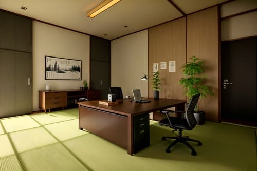 photo from pinterest of zen-style interior designed (home office interior) with desk lamp and cabinets and office chair and computer desk and plant and desk lamp. . with japanese minimalist interior and asian zen interior and simplicity and serenity and harmony and japanese minimalist interior and natural light and japanese minimalist interior and asian zen interior. . cinematic photo, highly detailed, cinematic lighting, ultra-detailed, ultrarealistic, photorealism, 8k. trending on pinterest. zen interior design style. masterpiece, cinematic light, ultrarealistic+, photorealistic+, 8k, raw photo, realistic, sharp focus on eyes, (symmetrical eyes), (intact eyes), hyperrealistic, highest quality, best quality, , highly detailed, masterpiece, best quality, extremely detailed 8k wallpaper, masterpiece, best quality, ultra-detailed, best shadow, detailed background, detailed face, detailed eyes, high contrast, best illumination, detailed face, dulux, caustic, dynamic angle, detailed glow. dramatic lighting. highly detailed, insanely detailed hair, symmetrical, intricate details, professionally retouched, 8k high definition. strong bokeh. award winning photo.