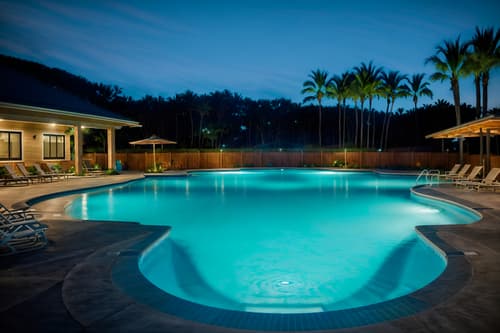 photo from pinterest of coastal-style designed (outdoor pool area ) with pool and pool lights and pool lounge chairs and pool. . with . . cinematic photo, highly detailed, cinematic lighting, ultra-detailed, ultrarealistic, photorealism, 8k. trending on pinterest. coastal design style. masterpiece, cinematic light, ultrarealistic+, photorealistic+, 8k, raw photo, realistic, sharp focus on eyes, (symmetrical eyes), (intact eyes), hyperrealistic, highest quality, best quality, , highly detailed, masterpiece, best quality, extremely detailed 8k wallpaper, masterpiece, best quality, ultra-detailed, best shadow, detailed background, detailed face, detailed eyes, high contrast, best illumination, detailed face, dulux, caustic, dynamic angle, detailed glow. dramatic lighting. highly detailed, insanely detailed hair, symmetrical, intricate details, professionally retouched, 8k high definition. strong bokeh. award winning photo.