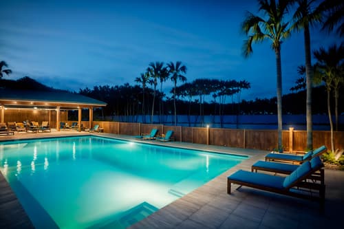 photo from pinterest of coastal-style designed (outdoor pool area ) with pool and pool lights and pool lounge chairs and pool. . with . . cinematic photo, highly detailed, cinematic lighting, ultra-detailed, ultrarealistic, photorealism, 8k. trending on pinterest. coastal design style. masterpiece, cinematic light, ultrarealistic+, photorealistic+, 8k, raw photo, realistic, sharp focus on eyes, (symmetrical eyes), (intact eyes), hyperrealistic, highest quality, best quality, , highly detailed, masterpiece, best quality, extremely detailed 8k wallpaper, masterpiece, best quality, ultra-detailed, best shadow, detailed background, detailed face, detailed eyes, high contrast, best illumination, detailed face, dulux, caustic, dynamic angle, detailed glow. dramatic lighting. highly detailed, insanely detailed hair, symmetrical, intricate details, professionally retouched, 8k high definition. strong bokeh. award winning photo.
