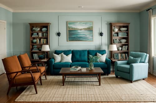 photo from pinterest of coastal-style interior designed (living room interior) with chairs and furniture and sofa and electric lamps and bookshelves and rug and occasional tables and coffee tables. . with . . cinematic photo, highly detailed, cinematic lighting, ultra-detailed, ultrarealistic, photorealism, 8k. trending on pinterest. coastal interior design style. masterpiece, cinematic light, ultrarealistic+, photorealistic+, 8k, raw photo, realistic, sharp focus on eyes, (symmetrical eyes), (intact eyes), hyperrealistic, highest quality, best quality, , highly detailed, masterpiece, best quality, extremely detailed 8k wallpaper, masterpiece, best quality, ultra-detailed, best shadow, detailed background, detailed face, detailed eyes, high contrast, best illumination, detailed face, dulux, caustic, dynamic angle, detailed glow. dramatic lighting. highly detailed, insanely detailed hair, symmetrical, intricate details, professionally retouched, 8k high definition. strong bokeh. award winning photo.