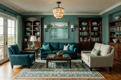 photo from pinterest of coastal-style interior designed (living room interior) with chairs and furniture and sofa and electric lamps and bookshelves and rug and occasional tables and coffee tables. . with . . cinematic photo, highly detailed, cinematic lighting, ultra-detailed, ultrarealistic, photorealism, 8k. trending on pinterest. coastal interior design style. masterpiece, cinematic light, ultrarealistic+, photorealistic+, 8k, raw photo, realistic, sharp focus on eyes, (symmetrical eyes), (intact eyes), hyperrealistic, highest quality, best quality, , highly detailed, masterpiece, best quality, extremely detailed 8k wallpaper, masterpiece, best quality, ultra-detailed, best shadow, detailed background, detailed face, detailed eyes, high contrast, best illumination, detailed face, dulux, caustic, dynamic angle, detailed glow. dramatic lighting. highly detailed, insanely detailed hair, symmetrical, intricate details, professionally retouched, 8k high definition. strong bokeh. award winning photo.