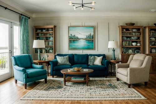 photo from pinterest of coastal-style interior designed (living room interior) with chairs and furniture and sofa and electric lamps and bookshelves and rug and occasional tables and coffee tables. . with . . cinematic photo, highly detailed, cinematic lighting, ultra-detailed, ultrarealistic, photorealism, 8k. trending on pinterest. coastal interior design style. masterpiece, cinematic light, ultrarealistic+, photorealistic+, 8k, raw photo, realistic, sharp focus on eyes, (symmetrical eyes), (intact eyes), hyperrealistic, highest quality, best quality, , highly detailed, masterpiece, best quality, extremely detailed 8k wallpaper, masterpiece, best quality, ultra-detailed, best shadow, detailed background, detailed face, detailed eyes, high contrast, best illumination, detailed face, dulux, caustic, dynamic angle, detailed glow. dramatic lighting. highly detailed, insanely detailed hair, symmetrical, intricate details, professionally retouched, 8k high definition. strong bokeh. award winning photo.