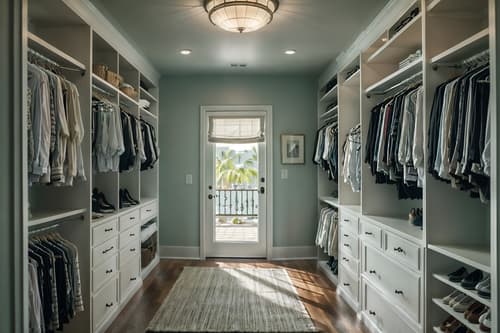 photo from pinterest of coastal-style interior designed (walk in closet interior) . with . . cinematic photo, highly detailed, cinematic lighting, ultra-detailed, ultrarealistic, photorealism, 8k. trending on pinterest. coastal interior design style. masterpiece, cinematic light, ultrarealistic+, photorealistic+, 8k, raw photo, realistic, sharp focus on eyes, (symmetrical eyes), (intact eyes), hyperrealistic, highest quality, best quality, , highly detailed, masterpiece, best quality, extremely detailed 8k wallpaper, masterpiece, best quality, ultra-detailed, best shadow, detailed background, detailed face, detailed eyes, high contrast, best illumination, detailed face, dulux, caustic, dynamic angle, detailed glow. dramatic lighting. highly detailed, insanely detailed hair, symmetrical, intricate details, professionally retouched, 8k high definition. strong bokeh. award winning photo.