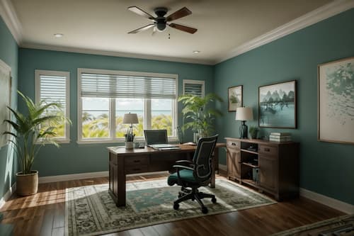 photo from pinterest of coastal-style interior designed (home office interior) with cabinets and office chair and plant and computer desk and desk lamp and cabinets. . with . . cinematic photo, highly detailed, cinematic lighting, ultra-detailed, ultrarealistic, photorealism, 8k. trending on pinterest. coastal interior design style. masterpiece, cinematic light, ultrarealistic+, photorealistic+, 8k, raw photo, realistic, sharp focus on eyes, (symmetrical eyes), (intact eyes), hyperrealistic, highest quality, best quality, , highly detailed, masterpiece, best quality, extremely detailed 8k wallpaper, masterpiece, best quality, ultra-detailed, best shadow, detailed background, detailed face, detailed eyes, high contrast, best illumination, detailed face, dulux, caustic, dynamic angle, detailed glow. dramatic lighting. highly detailed, insanely detailed hair, symmetrical, intricate details, professionally retouched, 8k high definition. strong bokeh. award winning photo.