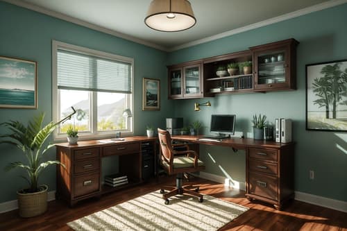 photo from pinterest of coastal-style interior designed (home office interior) with cabinets and office chair and plant and computer desk and desk lamp and cabinets. . with . . cinematic photo, highly detailed, cinematic lighting, ultra-detailed, ultrarealistic, photorealism, 8k. trending on pinterest. coastal interior design style. masterpiece, cinematic light, ultrarealistic+, photorealistic+, 8k, raw photo, realistic, sharp focus on eyes, (symmetrical eyes), (intact eyes), hyperrealistic, highest quality, best quality, , highly detailed, masterpiece, best quality, extremely detailed 8k wallpaper, masterpiece, best quality, ultra-detailed, best shadow, detailed background, detailed face, detailed eyes, high contrast, best illumination, detailed face, dulux, caustic, dynamic angle, detailed glow. dramatic lighting. highly detailed, insanely detailed hair, symmetrical, intricate details, professionally retouched, 8k high definition. strong bokeh. award winning photo.
