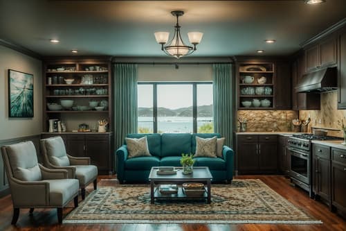 photo from pinterest of coastal-style interior designed (kitchen living combo interior) with chairs and televisions and rug and coffee tables and bookshelves and sink and furniture and sofa. . with . . cinematic photo, highly detailed, cinematic lighting, ultra-detailed, ultrarealistic, photorealism, 8k. trending on pinterest. coastal interior design style. masterpiece, cinematic light, ultrarealistic+, photorealistic+, 8k, raw photo, realistic, sharp focus on eyes, (symmetrical eyes), (intact eyes), hyperrealistic, highest quality, best quality, , highly detailed, masterpiece, best quality, extremely detailed 8k wallpaper, masterpiece, best quality, ultra-detailed, best shadow, detailed background, detailed face, detailed eyes, high contrast, best illumination, detailed face, dulux, caustic, dynamic angle, detailed glow. dramatic lighting. highly detailed, insanely detailed hair, symmetrical, intricate details, professionally retouched, 8k high definition. strong bokeh. award winning photo.