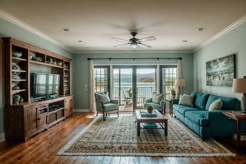 photo from pinterest of coastal-style interior designed (kitchen living combo interior) with chairs and televisions and rug and coffee tables and bookshelves and sink and furniture and sofa. . with . . cinematic photo, highly detailed, cinematic lighting, ultra-detailed, ultrarealistic, photorealism, 8k. trending on pinterest. coastal interior design style. masterpiece, cinematic light, ultrarealistic+, photorealistic+, 8k, raw photo, realistic, sharp focus on eyes, (symmetrical eyes), (intact eyes), hyperrealistic, highest quality, best quality, , highly detailed, masterpiece, best quality, extremely detailed 8k wallpaper, masterpiece, best quality, ultra-detailed, best shadow, detailed background, detailed face, detailed eyes, high contrast, best illumination, detailed face, dulux, caustic, dynamic angle, detailed glow. dramatic lighting. highly detailed, insanely detailed hair, symmetrical, intricate details, professionally retouched, 8k high definition. strong bokeh. award winning photo.