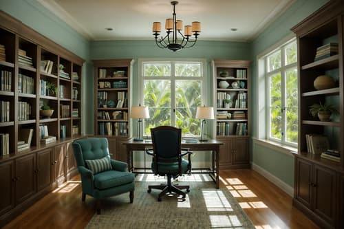 photo from pinterest of coastal-style interior designed (study room interior) with bookshelves and office chair and desk lamp and writing desk and cabinets and lounge chair and plant and bookshelves. . with . . cinematic photo, highly detailed, cinematic lighting, ultra-detailed, ultrarealistic, photorealism, 8k. trending on pinterest. coastal interior design style. masterpiece, cinematic light, ultrarealistic+, photorealistic+, 8k, raw photo, realistic, sharp focus on eyes, (symmetrical eyes), (intact eyes), hyperrealistic, highest quality, best quality, , highly detailed, masterpiece, best quality, extremely detailed 8k wallpaper, masterpiece, best quality, ultra-detailed, best shadow, detailed background, detailed face, detailed eyes, high contrast, best illumination, detailed face, dulux, caustic, dynamic angle, detailed glow. dramatic lighting. highly detailed, insanely detailed hair, symmetrical, intricate details, professionally retouched, 8k high definition. strong bokeh. award winning photo.