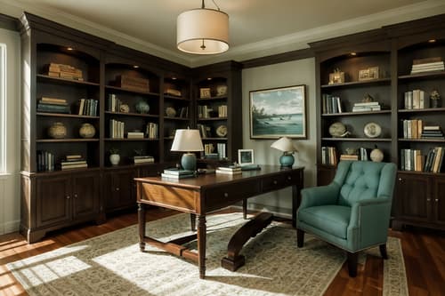 photo from pinterest of coastal-style interior designed (study room interior) with bookshelves and office chair and desk lamp and writing desk and cabinets and lounge chair and plant and bookshelves. . with . . cinematic photo, highly detailed, cinematic lighting, ultra-detailed, ultrarealistic, photorealism, 8k. trending on pinterest. coastal interior design style. masterpiece, cinematic light, ultrarealistic+, photorealistic+, 8k, raw photo, realistic, sharp focus on eyes, (symmetrical eyes), (intact eyes), hyperrealistic, highest quality, best quality, , highly detailed, masterpiece, best quality, extremely detailed 8k wallpaper, masterpiece, best quality, ultra-detailed, best shadow, detailed background, detailed face, detailed eyes, high contrast, best illumination, detailed face, dulux, caustic, dynamic angle, detailed glow. dramatic lighting. highly detailed, insanely detailed hair, symmetrical, intricate details, professionally retouched, 8k high definition. strong bokeh. award winning photo.