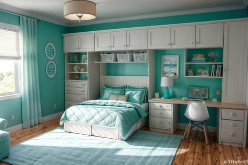 photo from pinterest of coastal-style interior designed (kids room interior) with bed and kids desk and dresser closet and storage bench or ottoman and night light and mirror and headboard and bedside table or night stand. . with . . cinematic photo, highly detailed, cinematic lighting, ultra-detailed, ultrarealistic, photorealism, 8k. trending on pinterest. coastal interior design style. masterpiece, cinematic light, ultrarealistic+, photorealistic+, 8k, raw photo, realistic, sharp focus on eyes, (symmetrical eyes), (intact eyes), hyperrealistic, highest quality, best quality, , highly detailed, masterpiece, best quality, extremely detailed 8k wallpaper, masterpiece, best quality, ultra-detailed, best shadow, detailed background, detailed face, detailed eyes, high contrast, best illumination, detailed face, dulux, caustic, dynamic angle, detailed glow. dramatic lighting. highly detailed, insanely detailed hair, symmetrical, intricate details, professionally retouched, 8k high definition. strong bokeh. award winning photo.