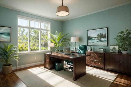 photo from pinterest of coastal-style interior designed (office interior) with cabinets and office desks and desk lamps and computer desks and office chairs and windows and seating area with sofa and plants. . with . . cinematic photo, highly detailed, cinematic lighting, ultra-detailed, ultrarealistic, photorealism, 8k. trending on pinterest. coastal interior design style. masterpiece, cinematic light, ultrarealistic+, photorealistic+, 8k, raw photo, realistic, sharp focus on eyes, (symmetrical eyes), (intact eyes), hyperrealistic, highest quality, best quality, , highly detailed, masterpiece, best quality, extremely detailed 8k wallpaper, masterpiece, best quality, ultra-detailed, best shadow, detailed background, detailed face, detailed eyes, high contrast, best illumination, detailed face, dulux, caustic, dynamic angle, detailed glow. dramatic lighting. highly detailed, insanely detailed hair, symmetrical, intricate details, professionally retouched, 8k high definition. strong bokeh. award winning photo.