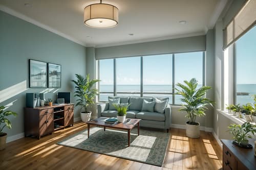 photo from pinterest of coastal-style interior designed (office interior) with cabinets and office desks and desk lamps and computer desks and office chairs and windows and seating area with sofa and plants. . with . . cinematic photo, highly detailed, cinematic lighting, ultra-detailed, ultrarealistic, photorealism, 8k. trending on pinterest. coastal interior design style. masterpiece, cinematic light, ultrarealistic+, photorealistic+, 8k, raw photo, realistic, sharp focus on eyes, (symmetrical eyes), (intact eyes), hyperrealistic, highest quality, best quality, , highly detailed, masterpiece, best quality, extremely detailed 8k wallpaper, masterpiece, best quality, ultra-detailed, best shadow, detailed background, detailed face, detailed eyes, high contrast, best illumination, detailed face, dulux, caustic, dynamic angle, detailed glow. dramatic lighting. highly detailed, insanely detailed hair, symmetrical, intricate details, professionally retouched, 8k high definition. strong bokeh. award winning photo.